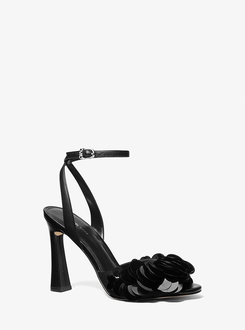 Loretta Sequin Embellished Sandal