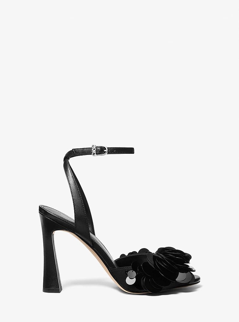 Loretta Sequin Embellished Sandal