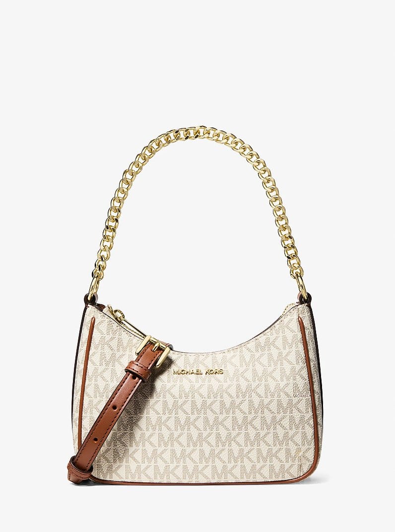Jet Set Signature Logo Convertible Crossbody Bag