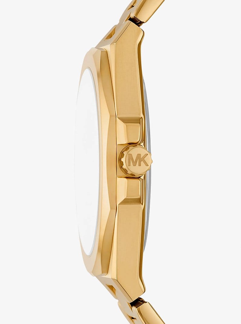 Oversized Callum Gold-Tone Watch