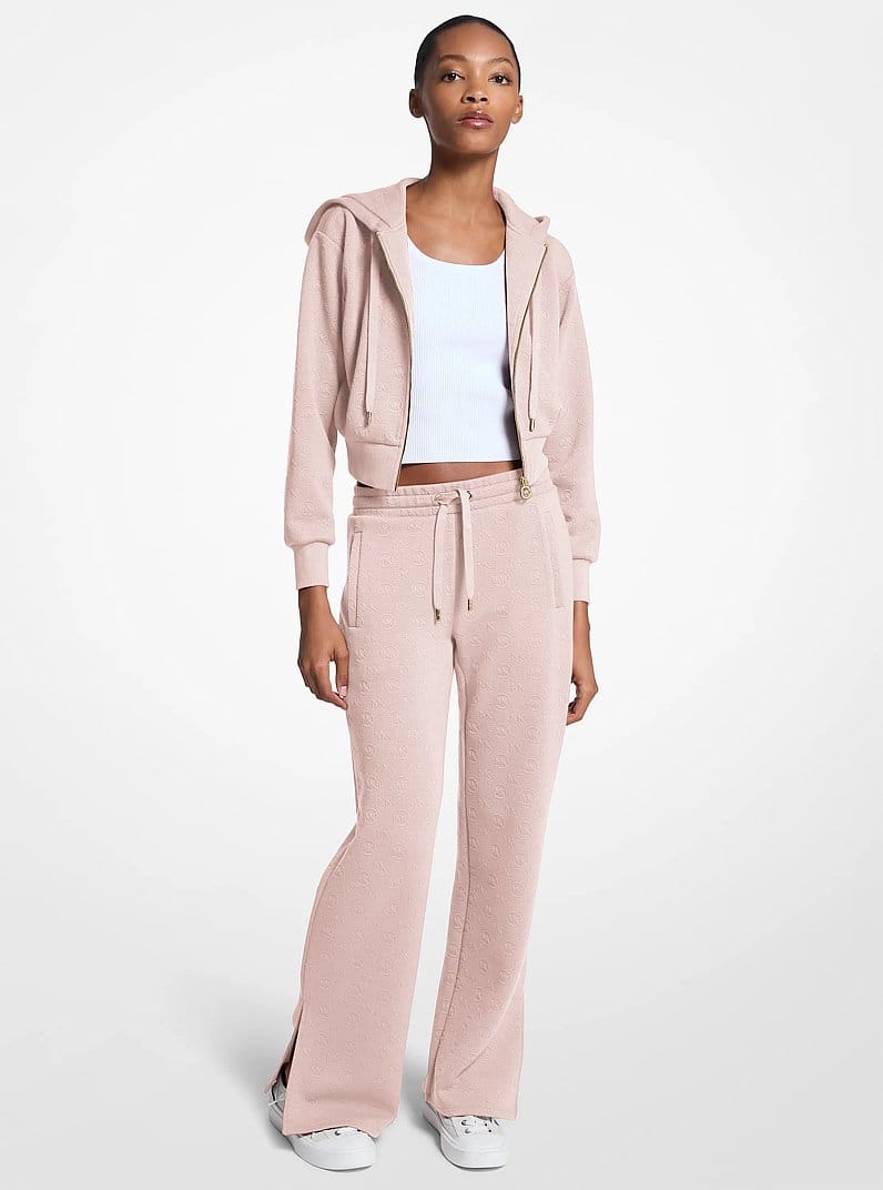 Logo Jacquard Knit Pants