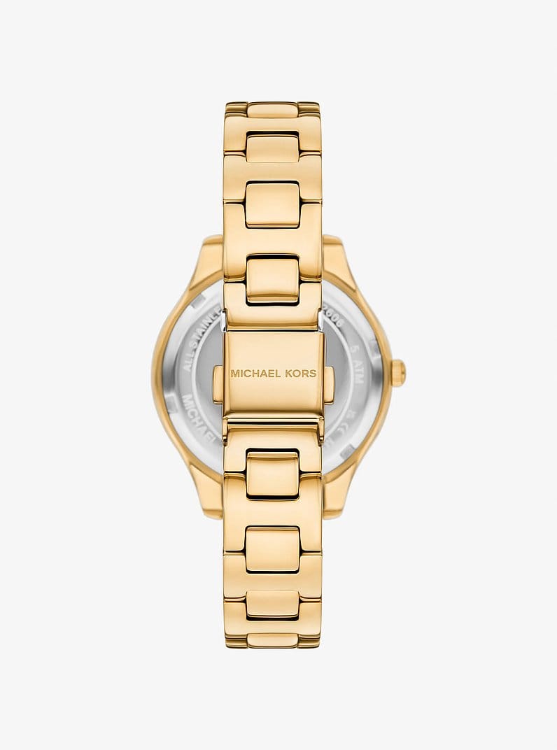 Liliane Pavé Gold-Tone Watch