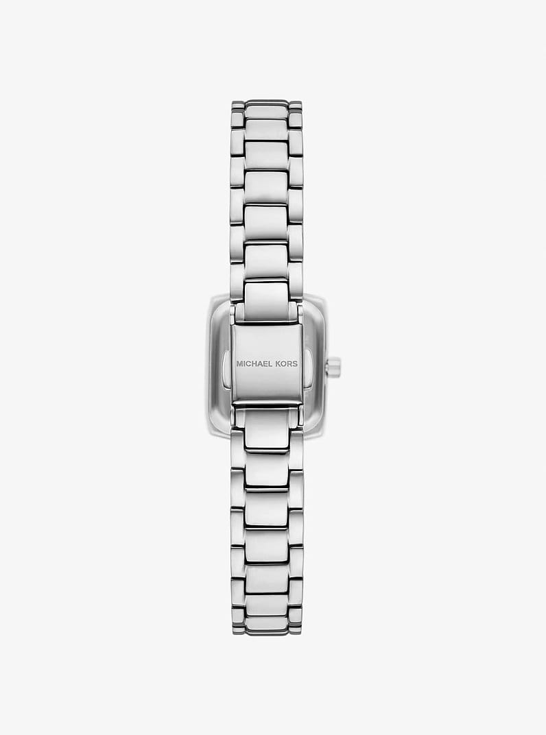 Micro Alane Silver-Tone Pavé Watch