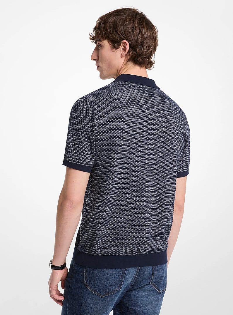 Cotton Tuck Stitch Shirt