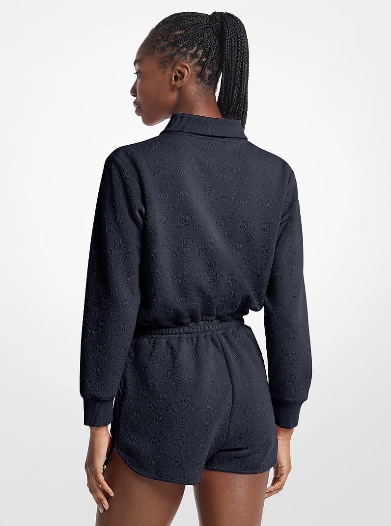 Logo Jacquard Romper