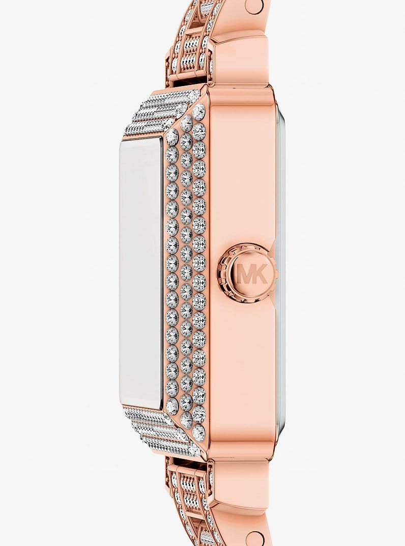 Petite Gwynn Pavé Rose Gold-Tone Watch