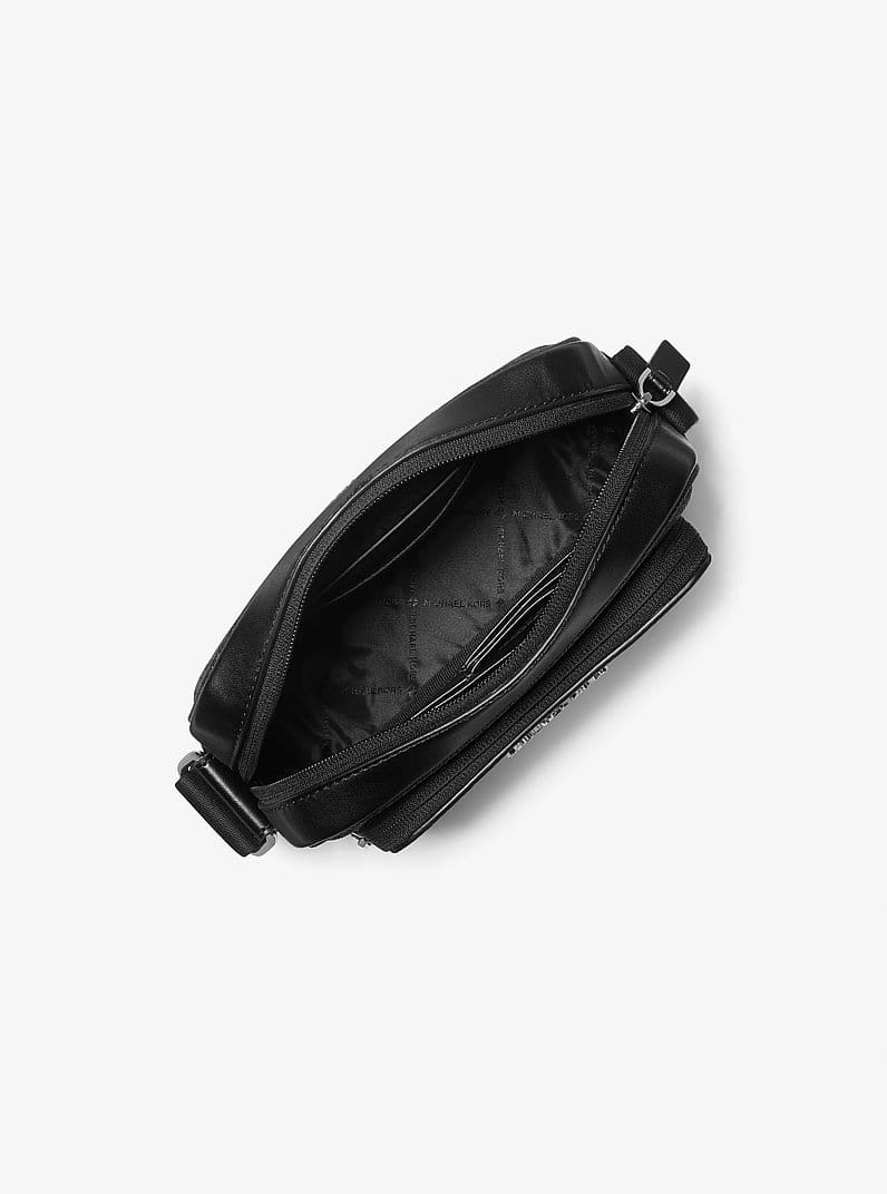 Cooper Signature Logo Camera Crossbody Bag With Pouch