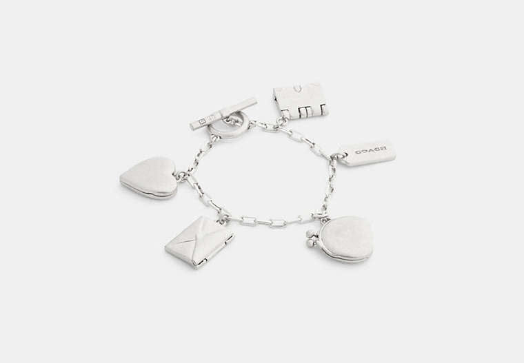 Heart And Book Charm Bracelet