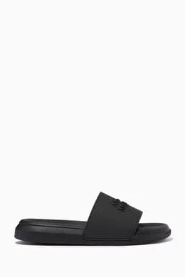 Alexander McQueen Pool Slides in Rubber