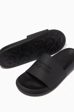 Alexander McQueen Pool Slides in Rubber