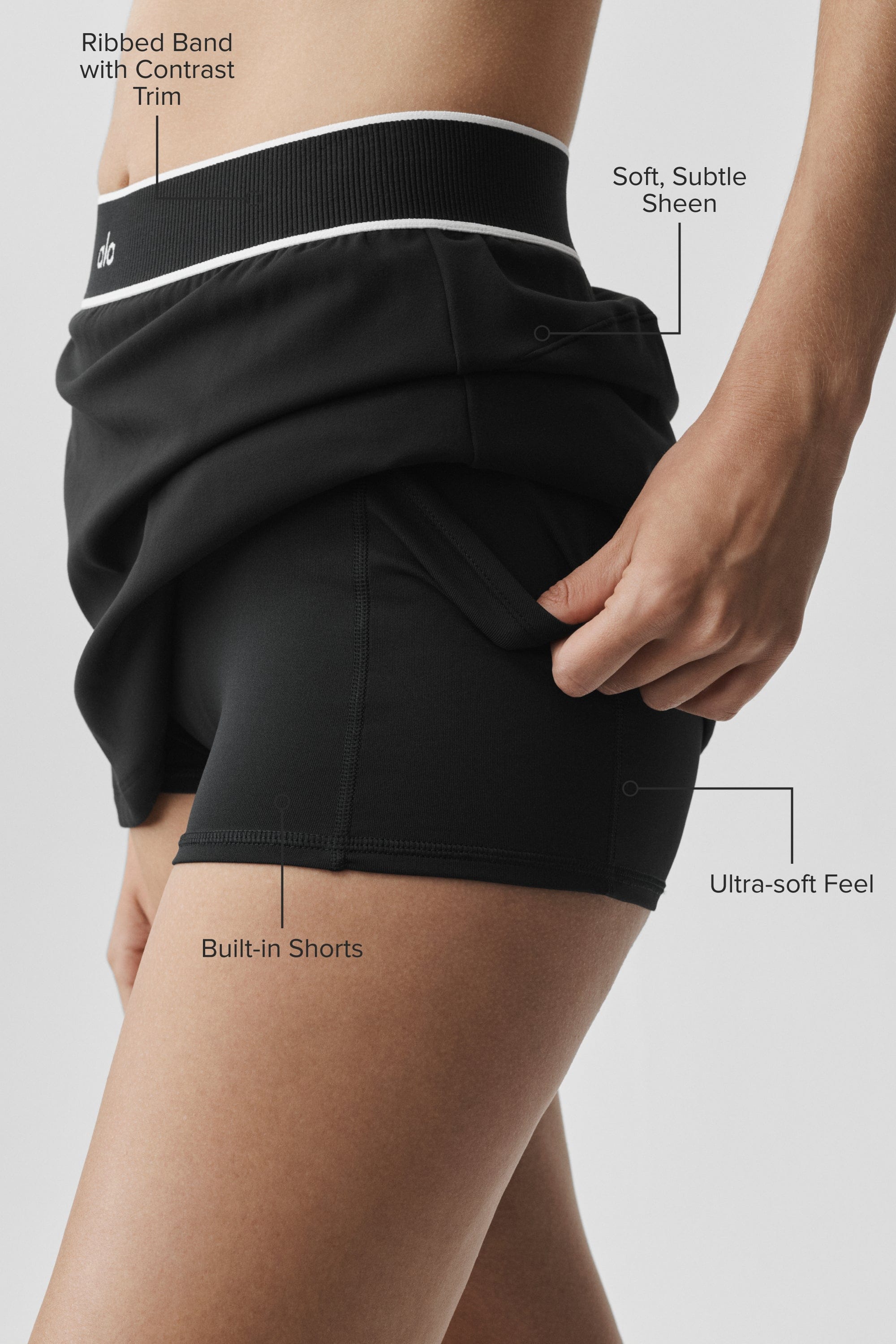 ALO Softsculpt Amp It Up Tennis Skirt