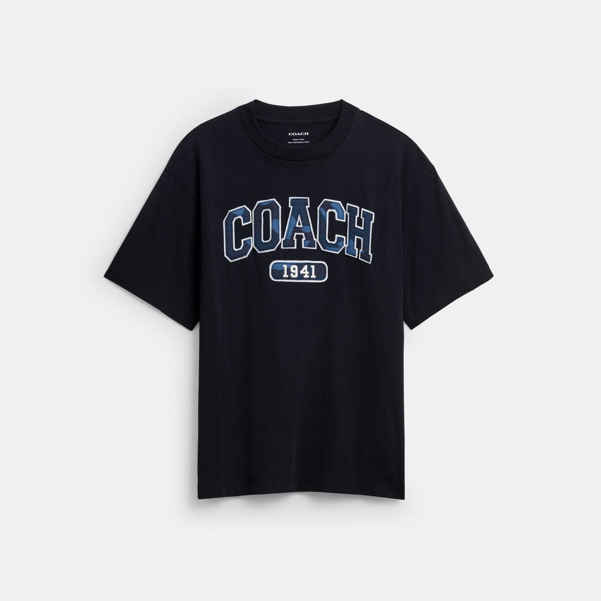 Camo Relaxed T-Shirt In Organic Cotton