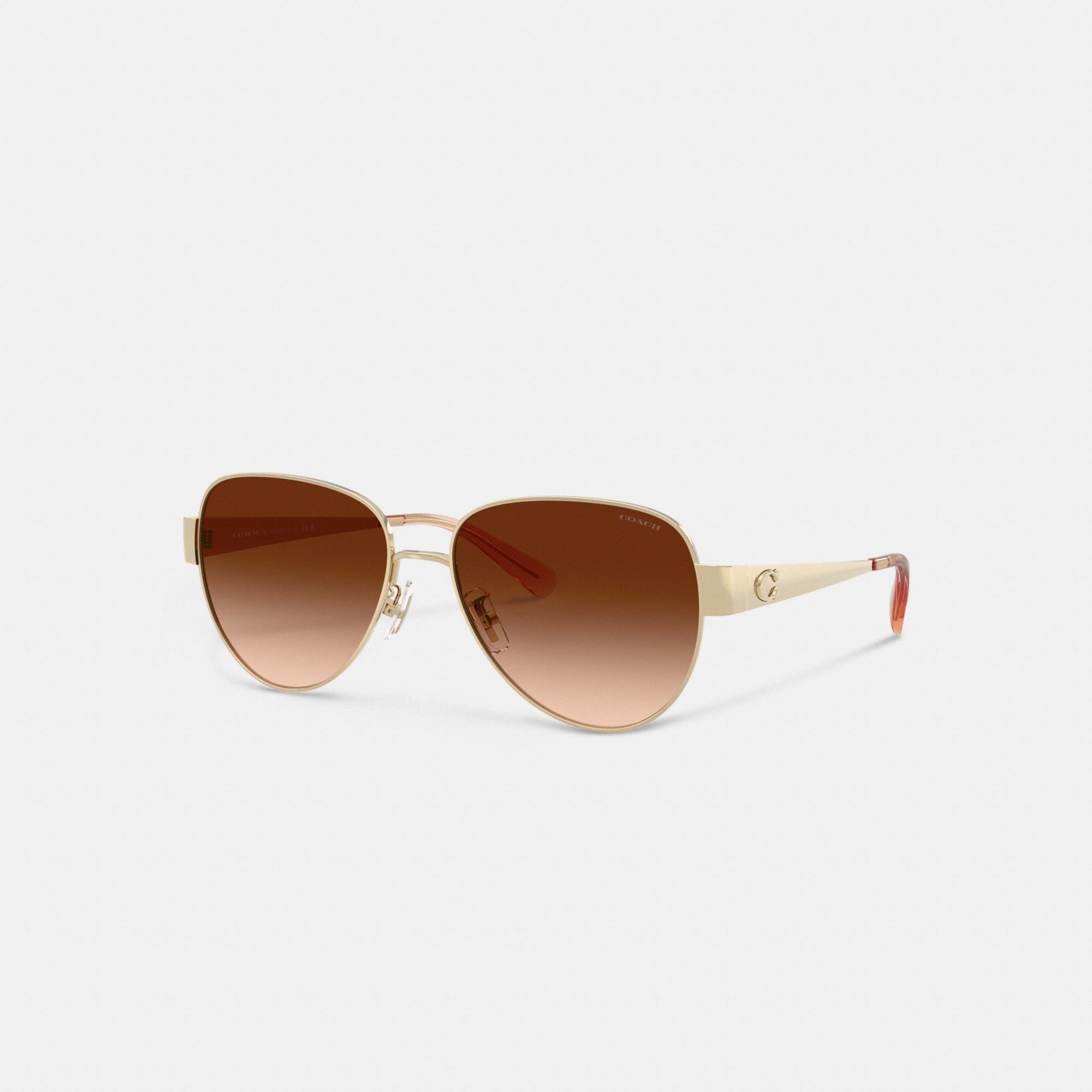 C Hardware Metal Pilot Sunglasses