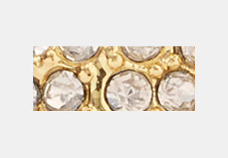 Pavé C Stud Earrings