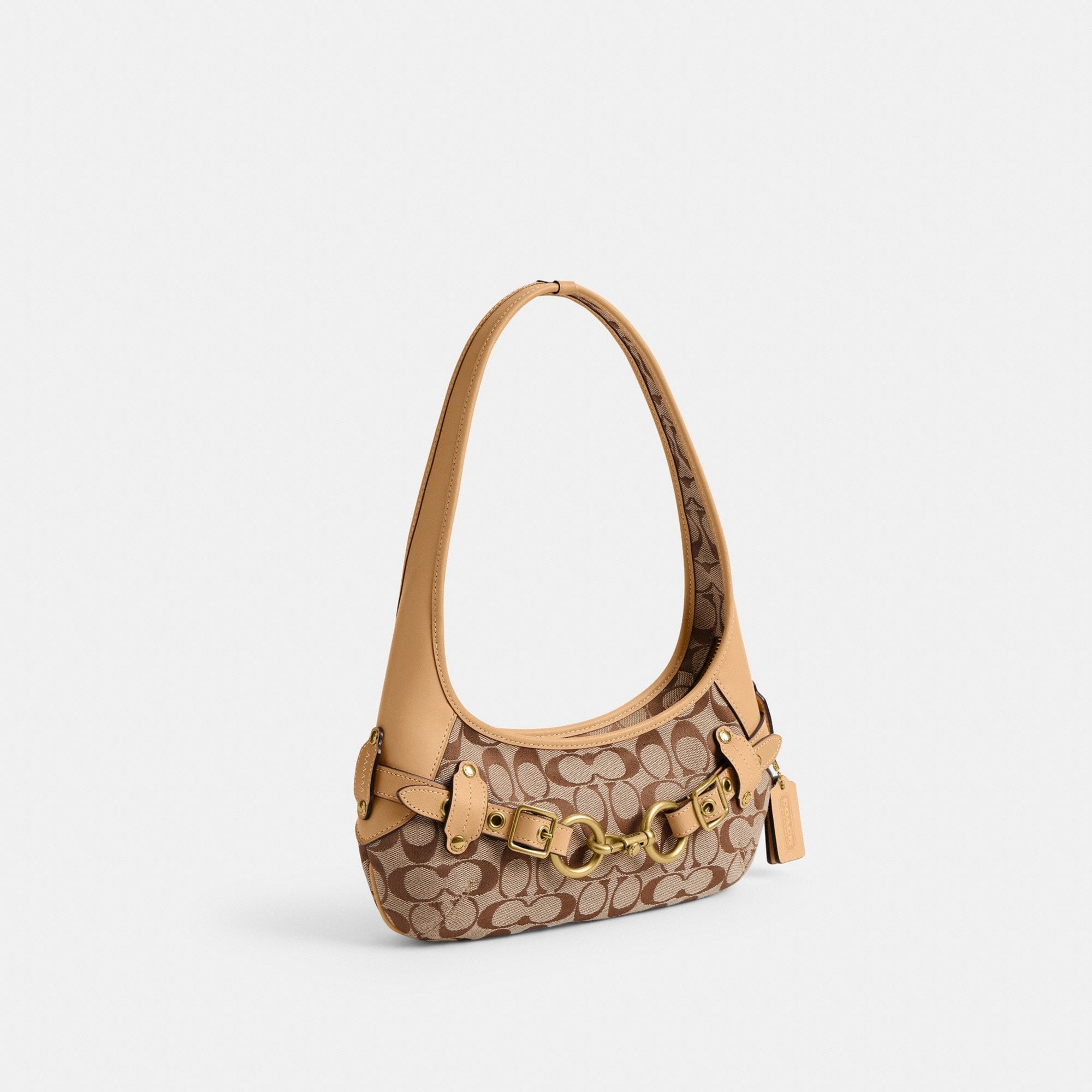 Belted Ergo Shoulder Bag 26 In Signature Jacquard