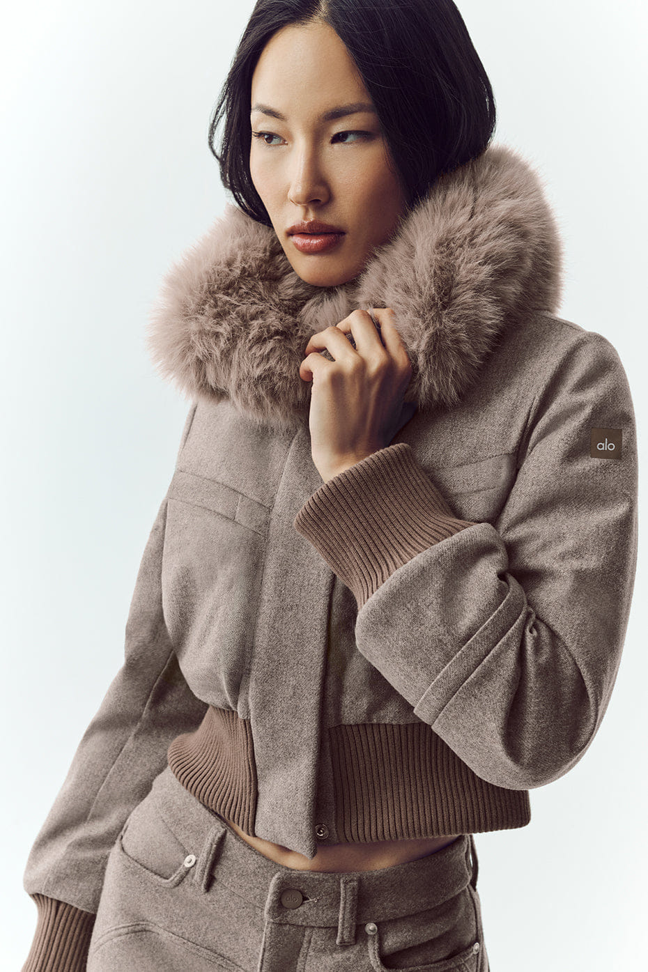 Wool Blend Bunny Slope Jacket