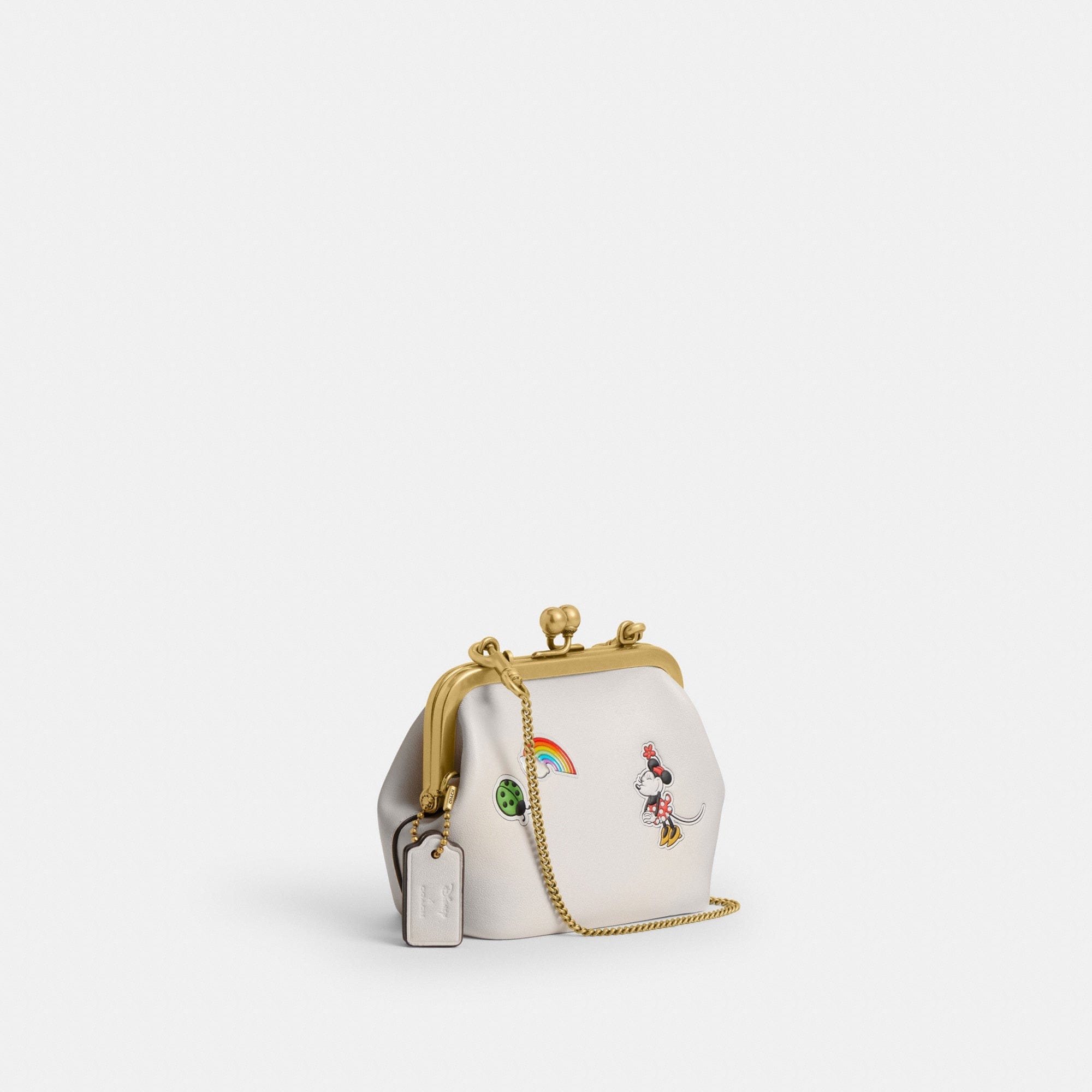 Disney X Coach Kisslock Frame Bag 10 With Sticker Print