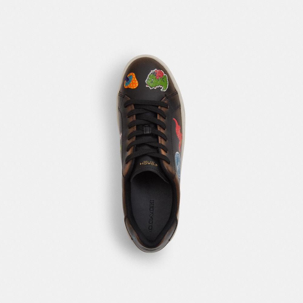 Rexy 10 Th Birthday High Line Sneaker With Sticker Print