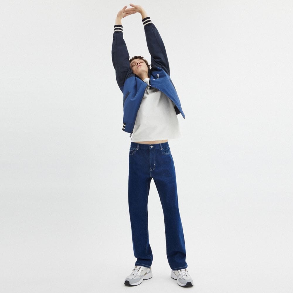 Straight Fit Denim Jeans
