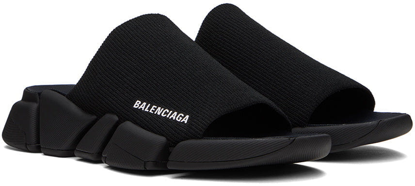 Balenciaga Black Speed 2.0 Slides