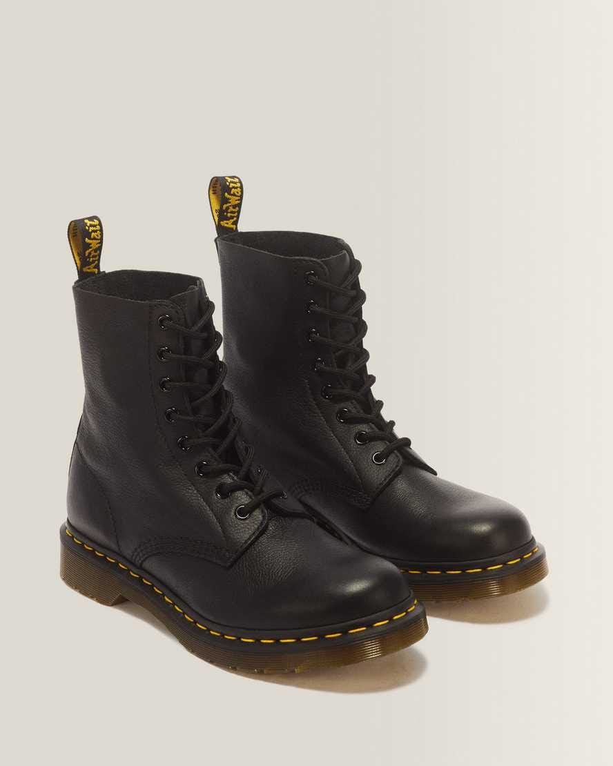 1460 Pascal Virginia leather boots — Black