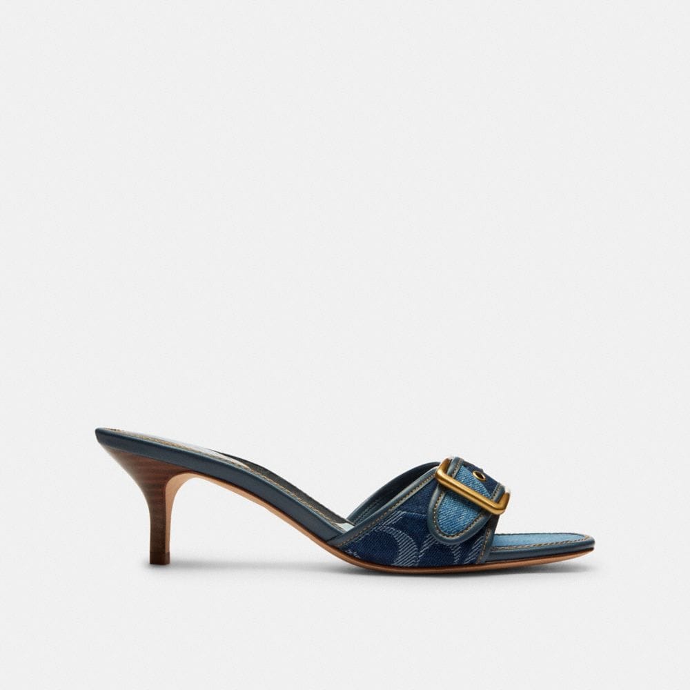 Margot Sandal With Signature Denim Patchwork
