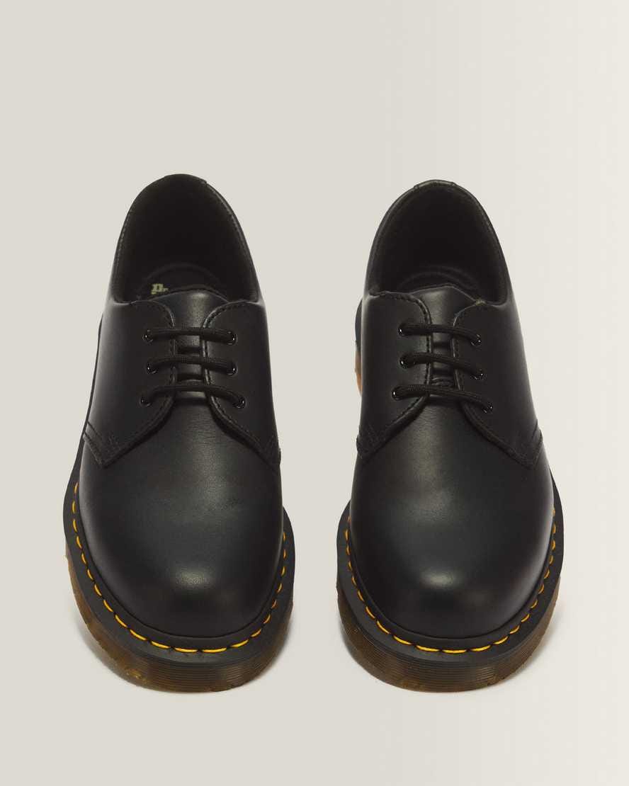 1461 Slip Resistant Leather Oxford Shoes — Black