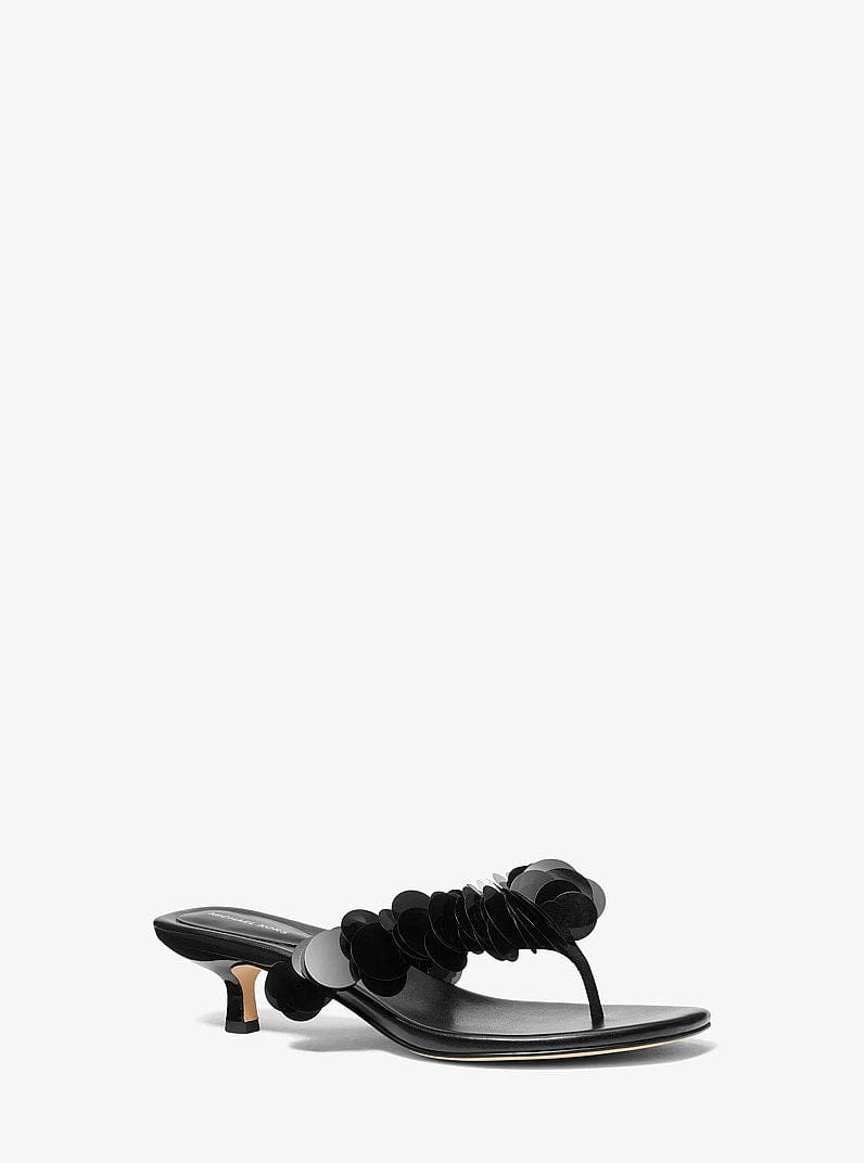 Loretta Sequin Embellished Sandal