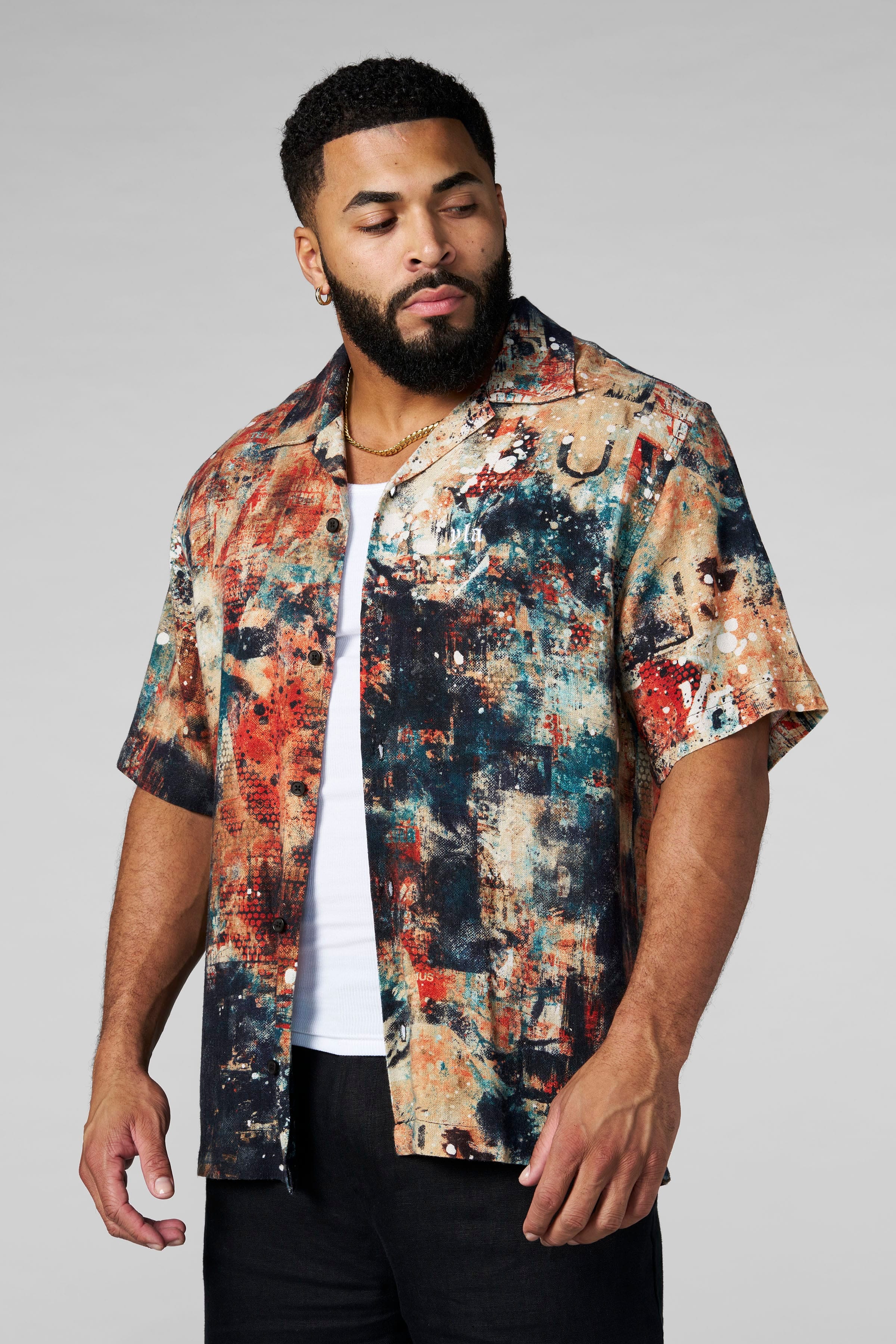 4087 - Riviera Art Button-Ups