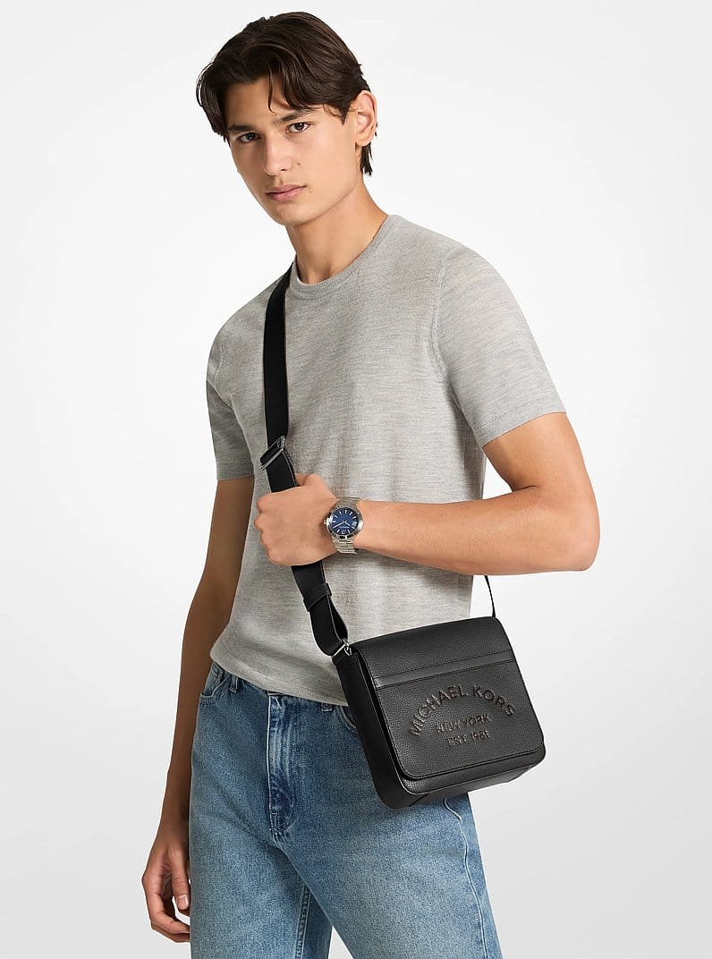 Cooper Pebbled Leather Crossbody Bag