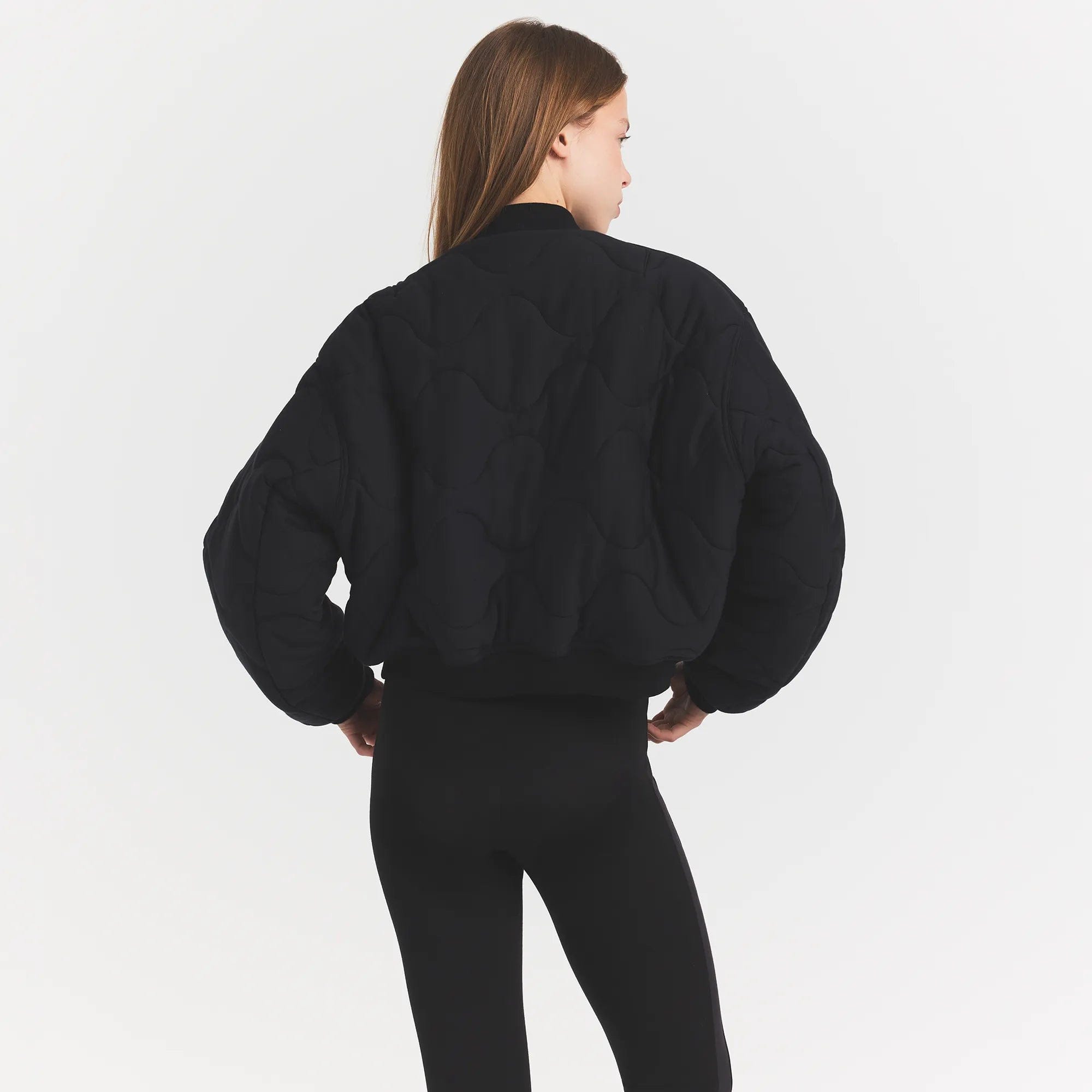 Neoprene Outerwear Reversible Bomber Jacket