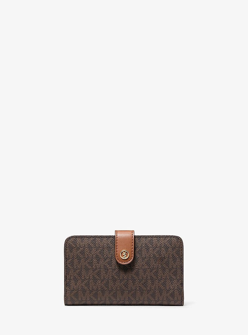 Jet Set Travel Medium Signature Logo Billfold Wallet