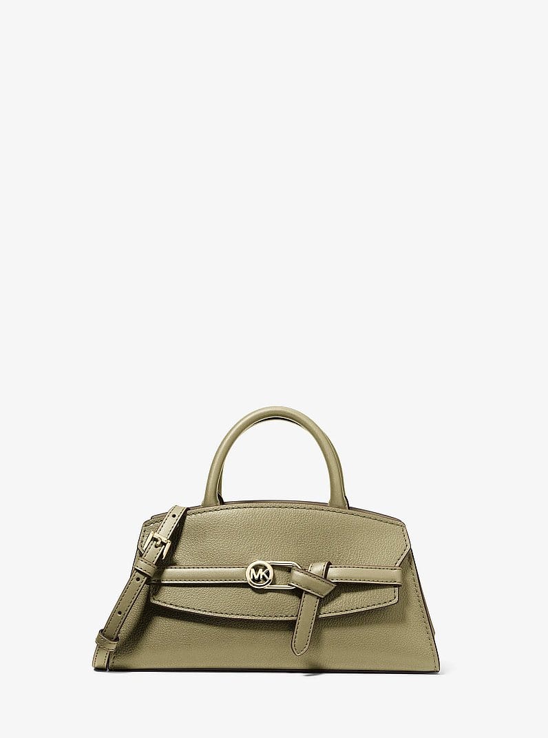 Greta Small Leather Convertible Crossbody Bag