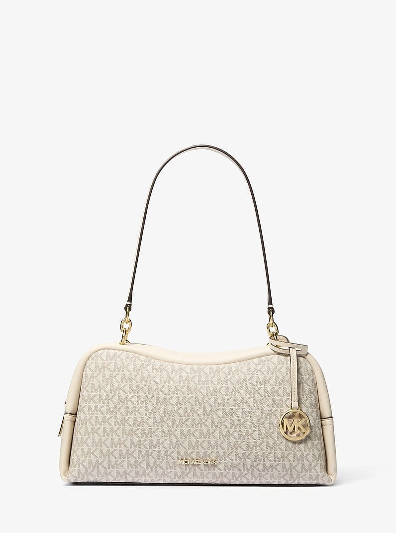 Cecily Medium Signature Logo Shoulder Bag