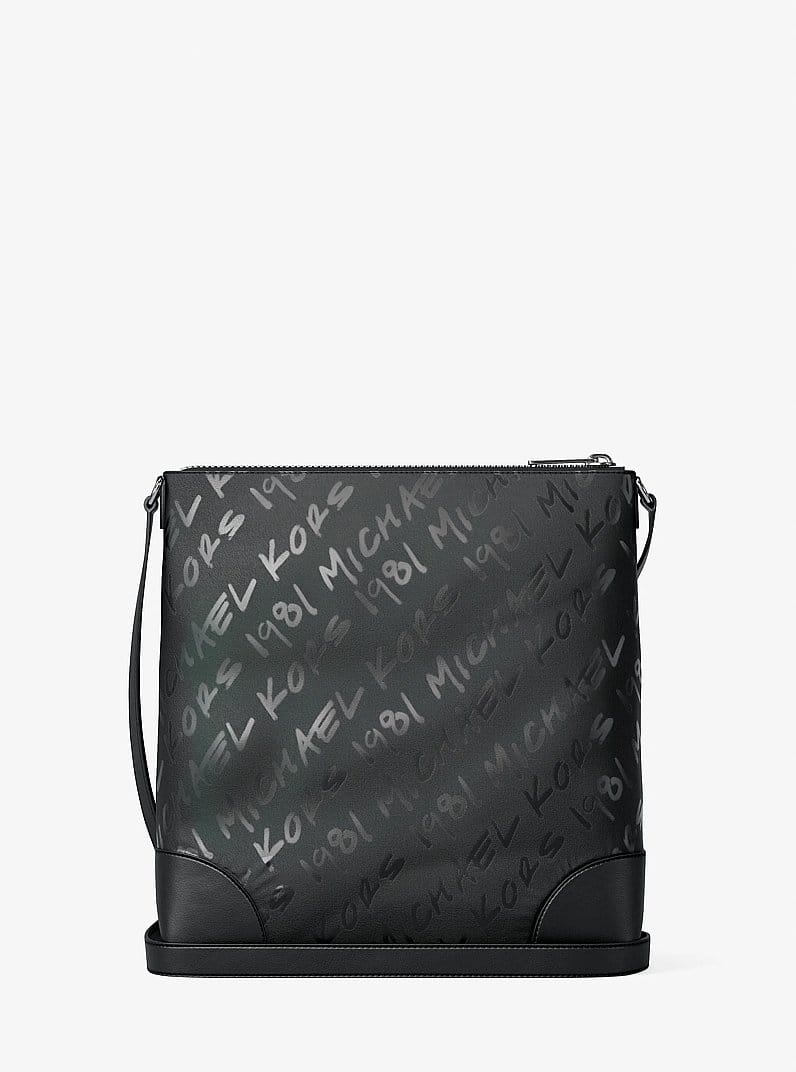 Prescott Small Logo Printed Nylon Crossbody Bag
