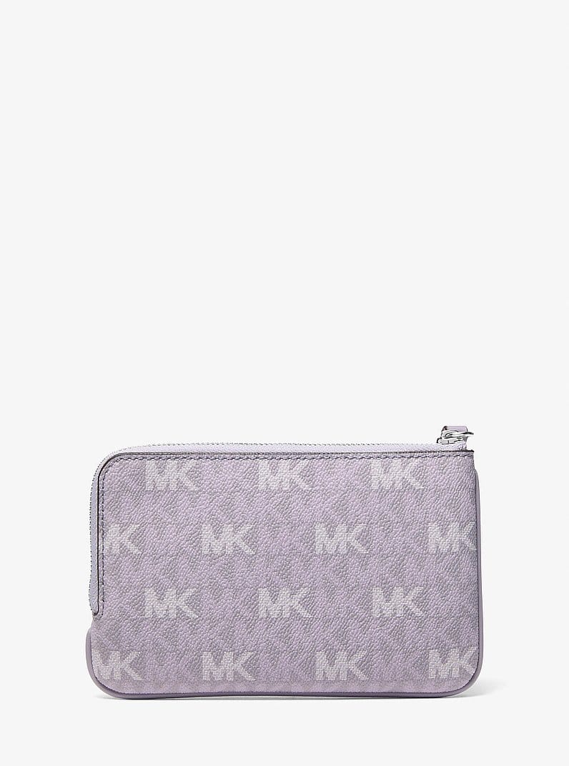 Jet Set Travel Small Signature Logo Wristlet