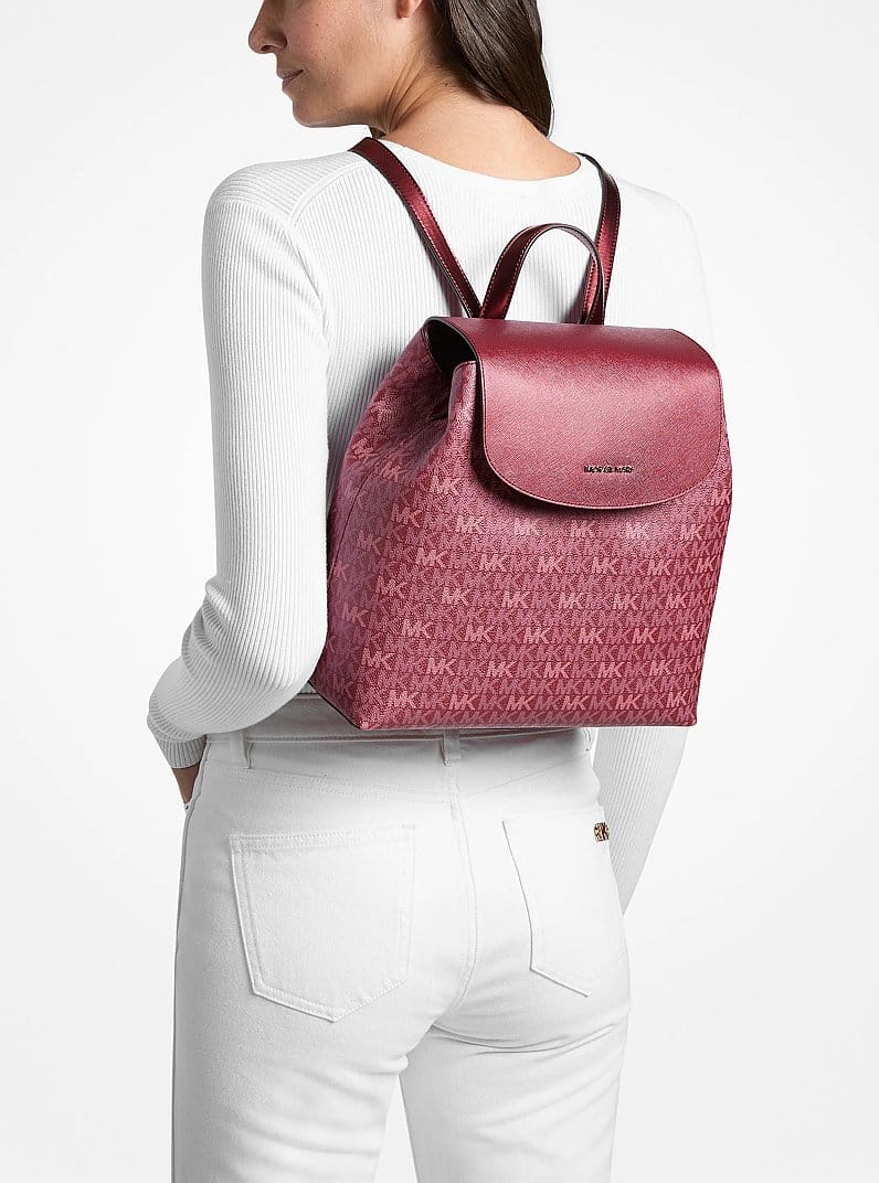 Maya Medium Signature Logo Backpack