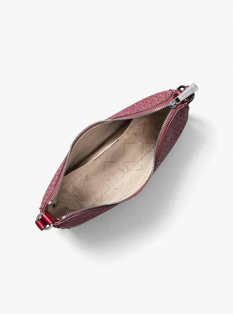 Nayla Medium Signature Logo Messenger Bag