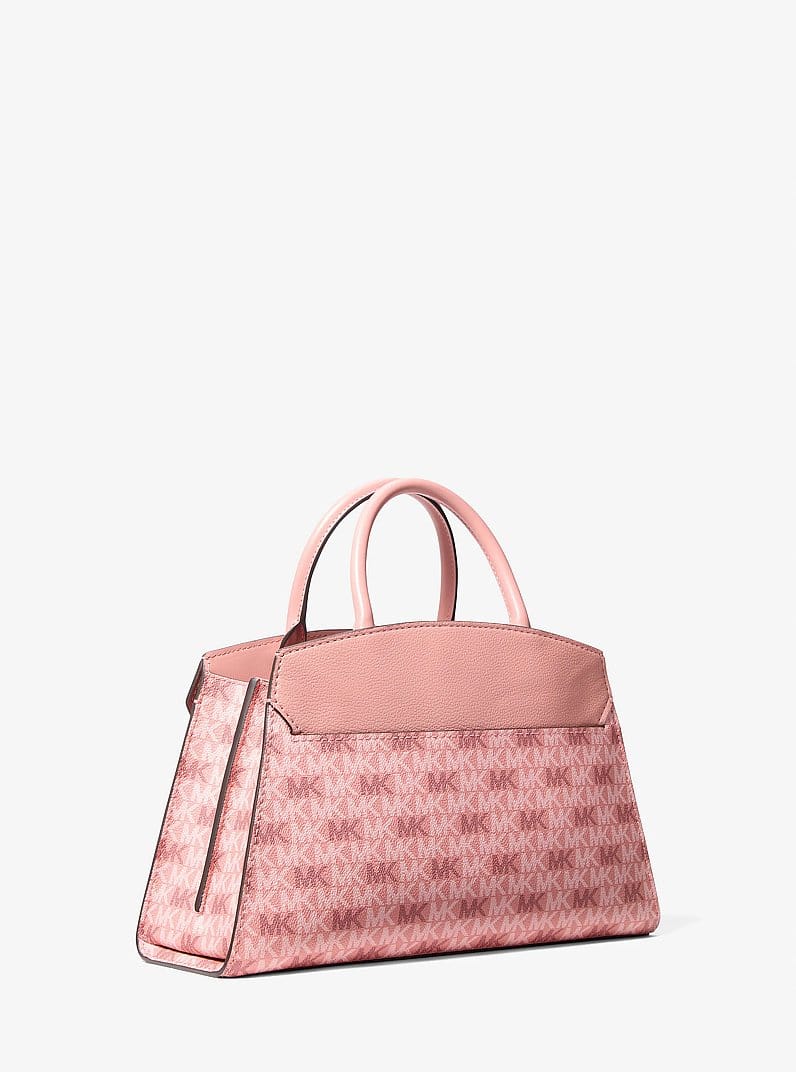 Greta Medium Signature Logo Satchel