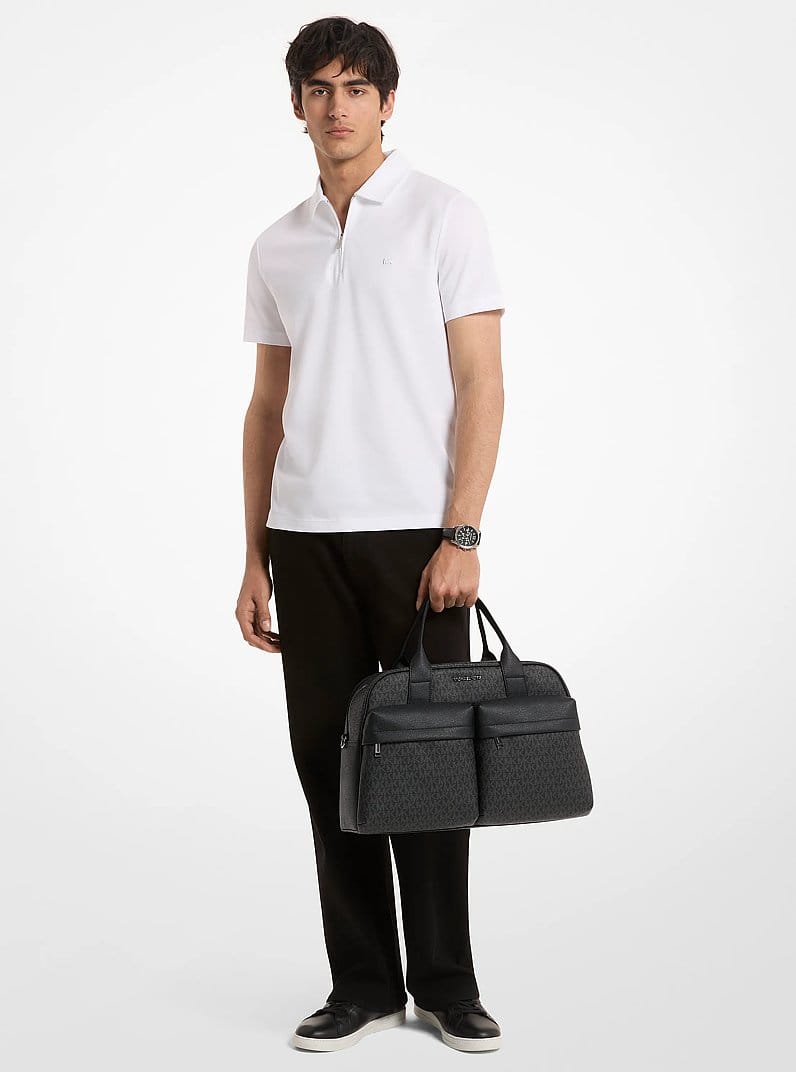 Pacey Medium Signature Logo Bowling Bag