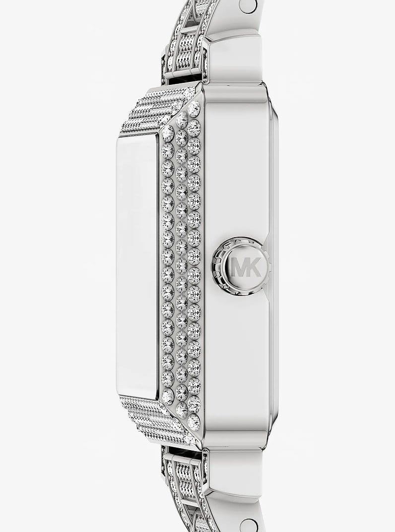 Petite Gwynn Pavé Silver-Tone Watch