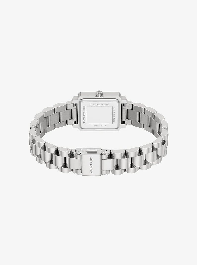 Petite Gwynn Pavé Silver-Tone Watch