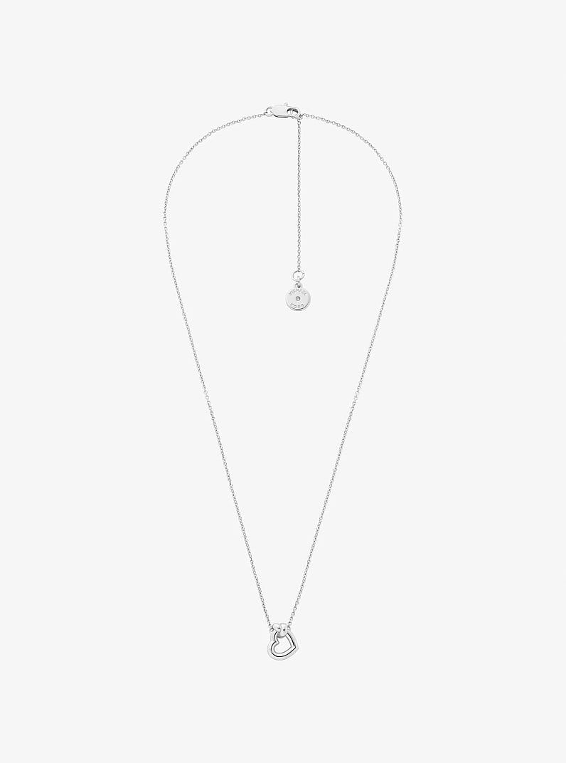 Knotted Heart Necklace and Earrings Gift Set