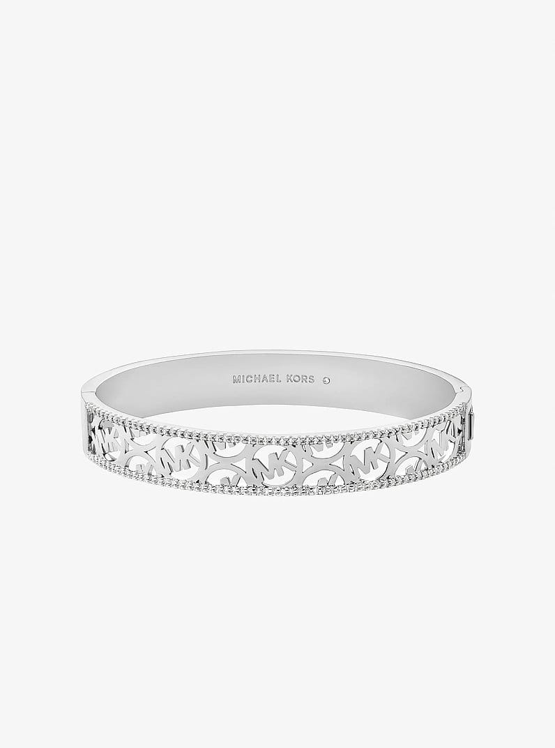 Perforated Logo Bangle