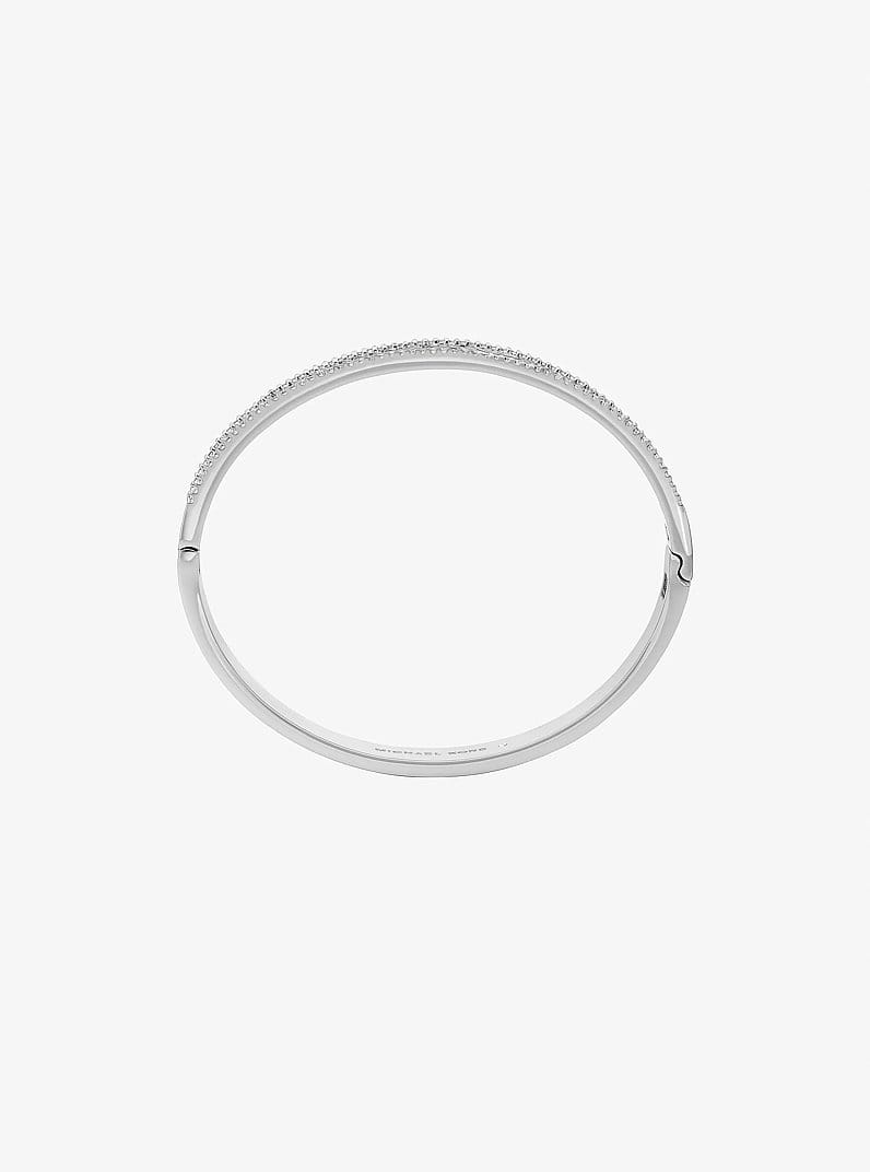 Perforated Logo Bangle