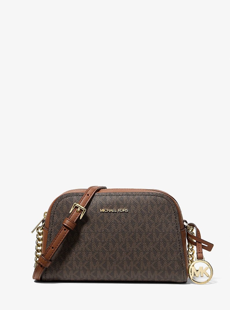 Ashton Extra-Small Signature Logo Camera Crossbody Bag