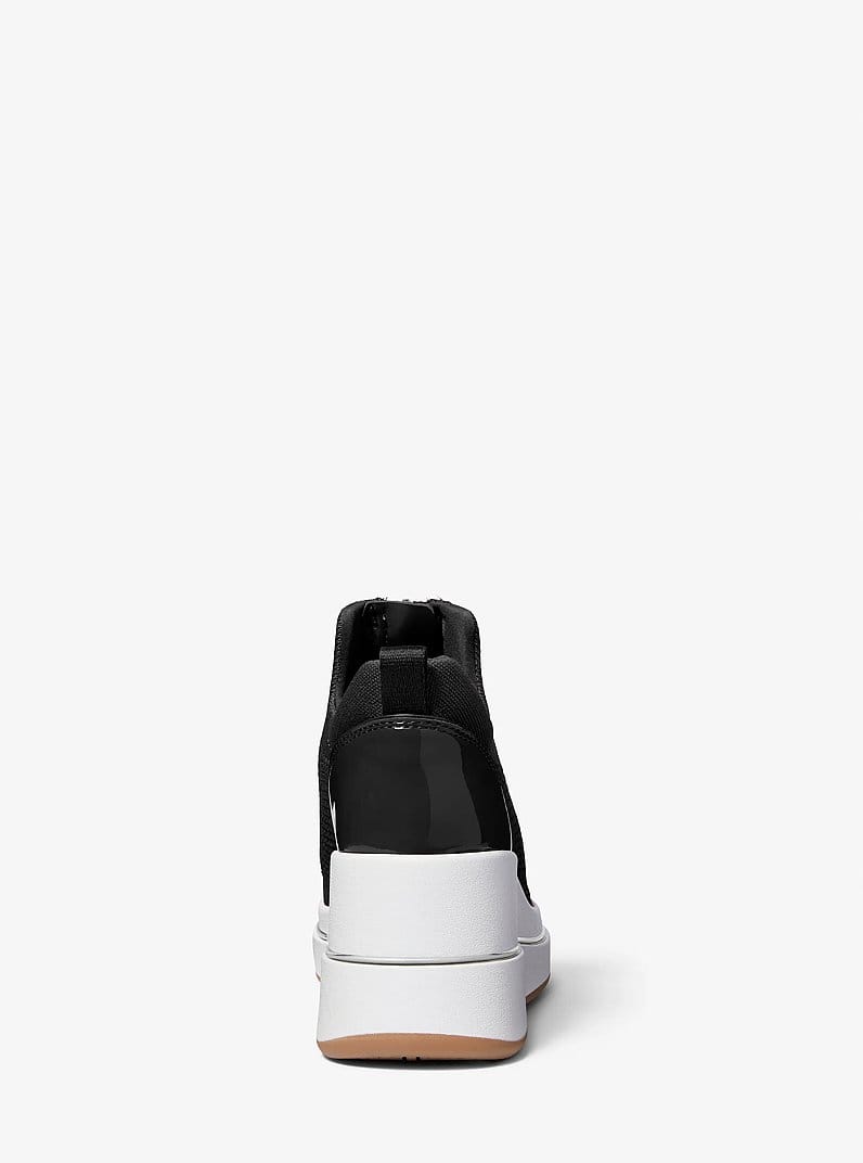 Emmy Mesh Zip-Up Wedge Trainer