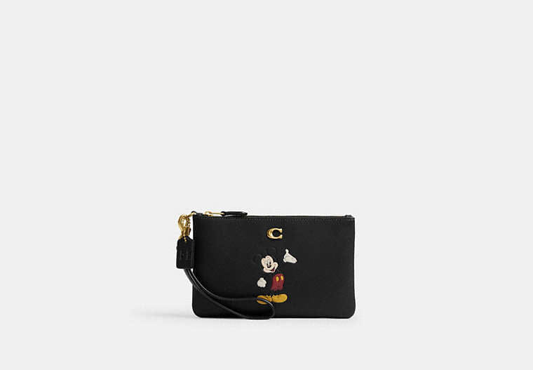 Disney X Coach Essential Small Wristlet With Mickey Mouse