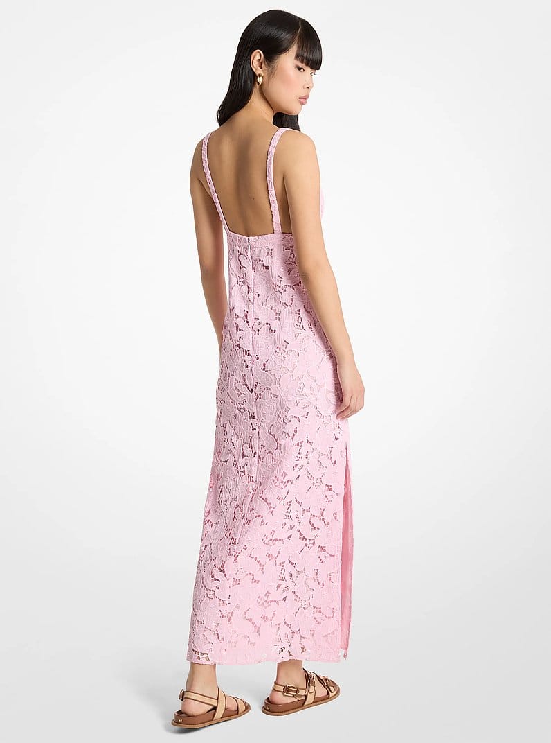 Corded Floral Lace Maxi Dress