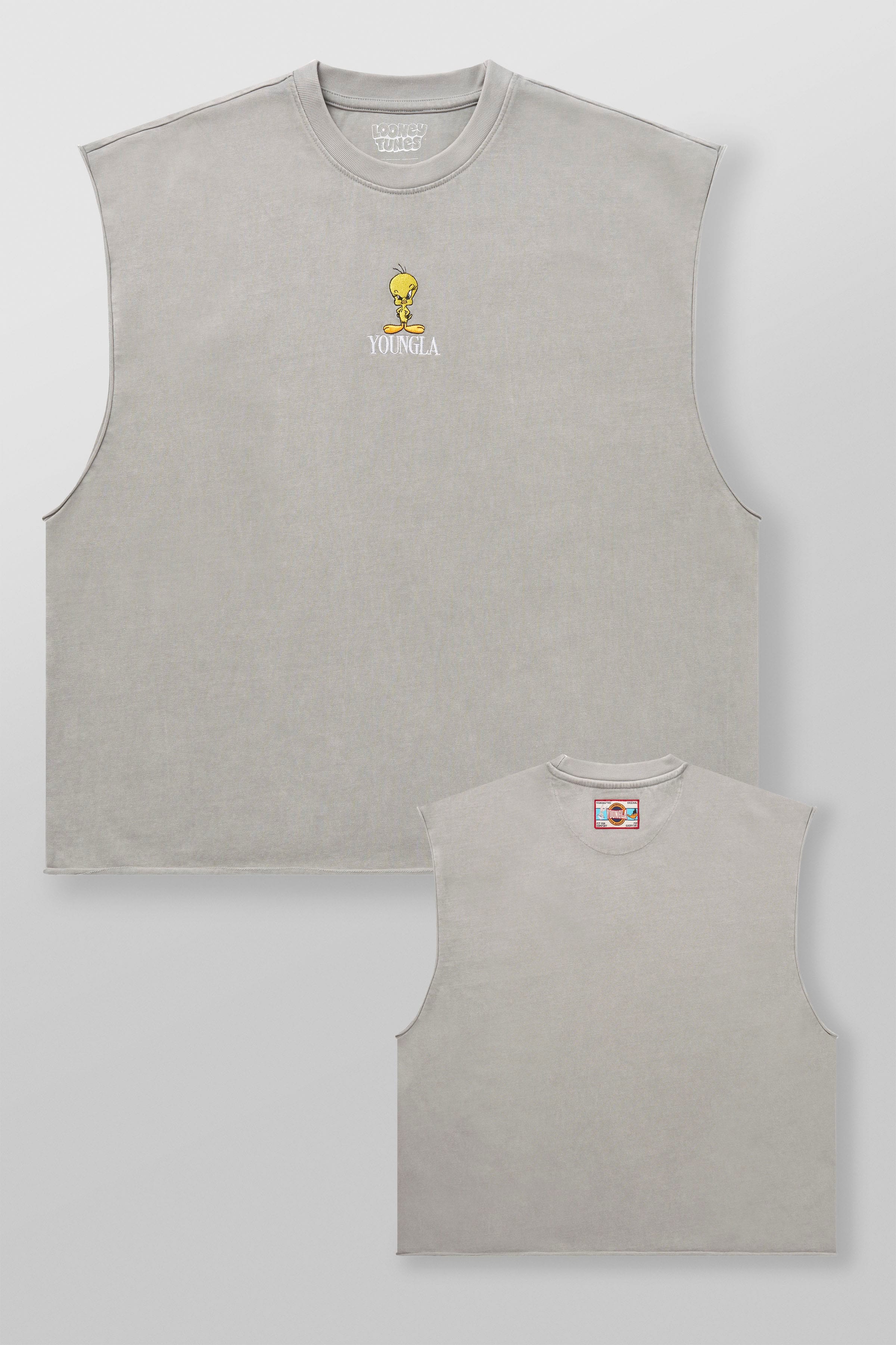 3107 - Looney Tunes Embroidered Cut-offs